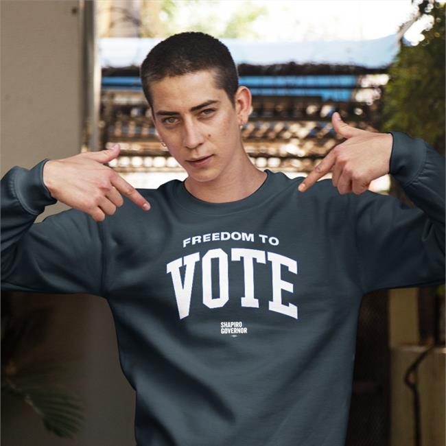 Joshshapiro Shop Freedom To Vote Shapiro Governor Tee Olivia Julianna