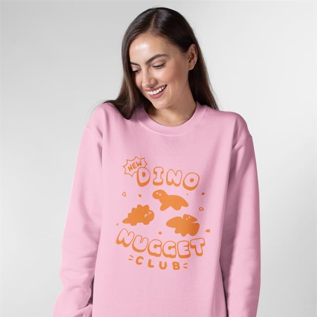 Dino Nugget Club Shirt Giraffalope Yellow