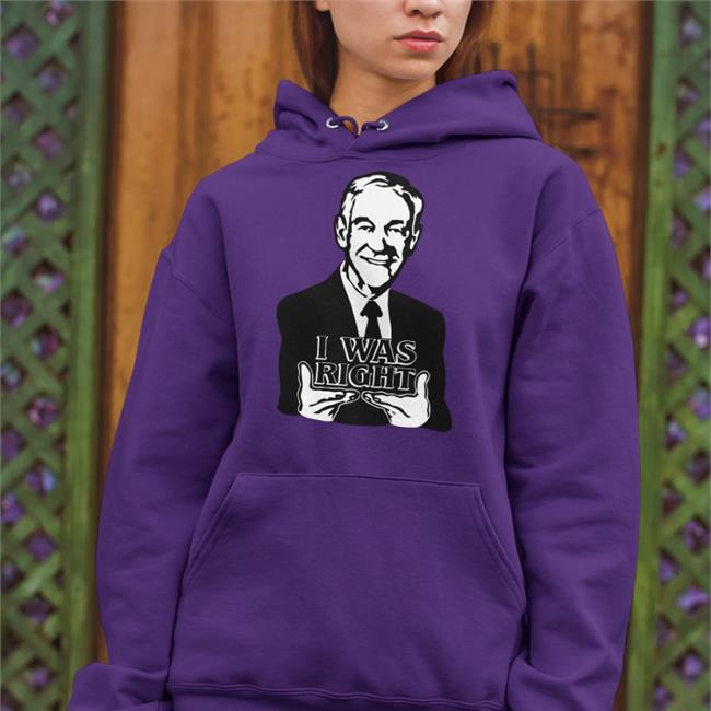 Proud Libertarian Ron Paul I Was Right Tee