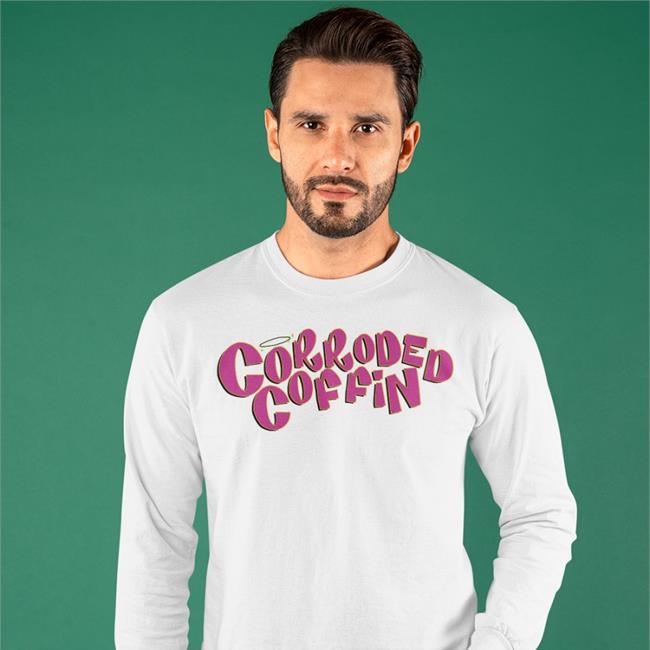 St3v3th3h41r Corroded Coffin Sweatshirt