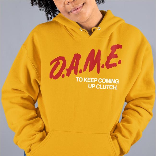 Evanem Merch D.A.M.E. To Keep Coming Up Clutch Tee Shirt