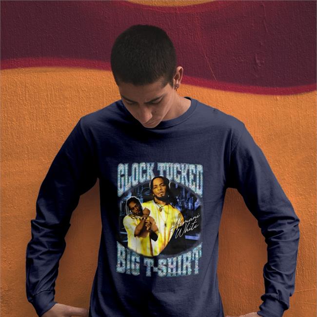Glock Tucked Big T-Shirt Shirt Armani White Merch Billie Eilish