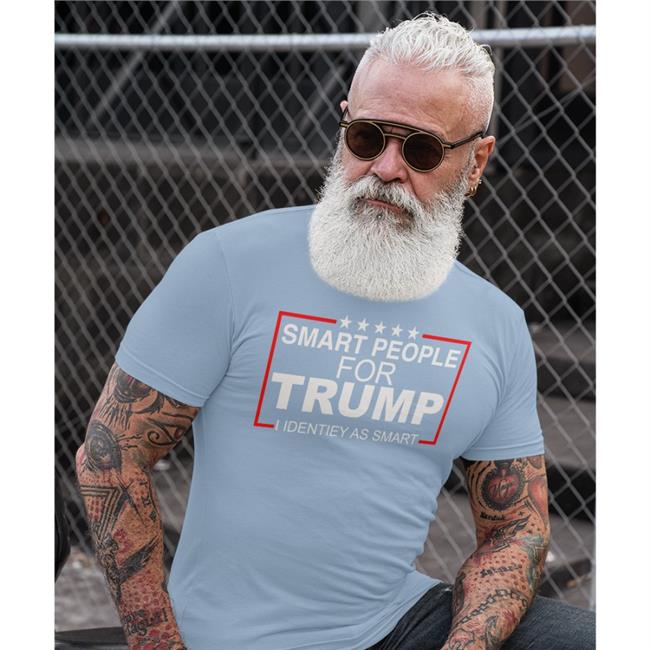 Zachary Petrizzo Smart People For Trump I Identify As Smart Shirt Wilmington, Nc