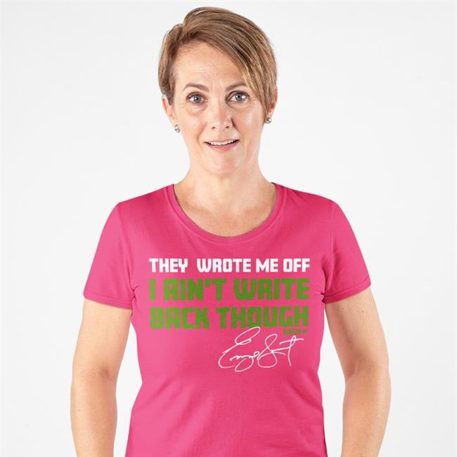 Cody Thompson Wearing They Wrote Me Off I Ain't Write Back Through Tee