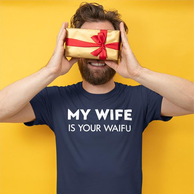 Jacob Fleming Wearing My Wife Is Your Waifu Tee