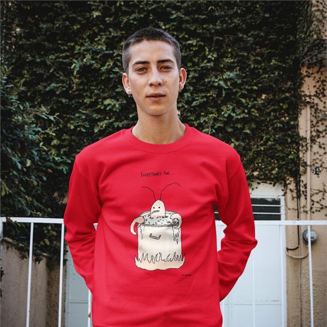 Everything's Fine Hoodie White