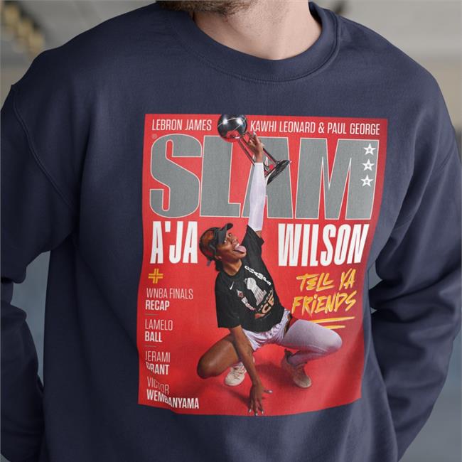Slam A’Ja Wilson The Wnba Champ Shirt Slamgoods Store Wslam