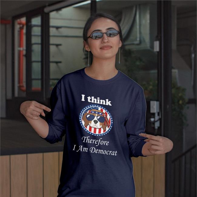 Emywinst Emily Winston I Think Therefore I Am Democrat Shirt