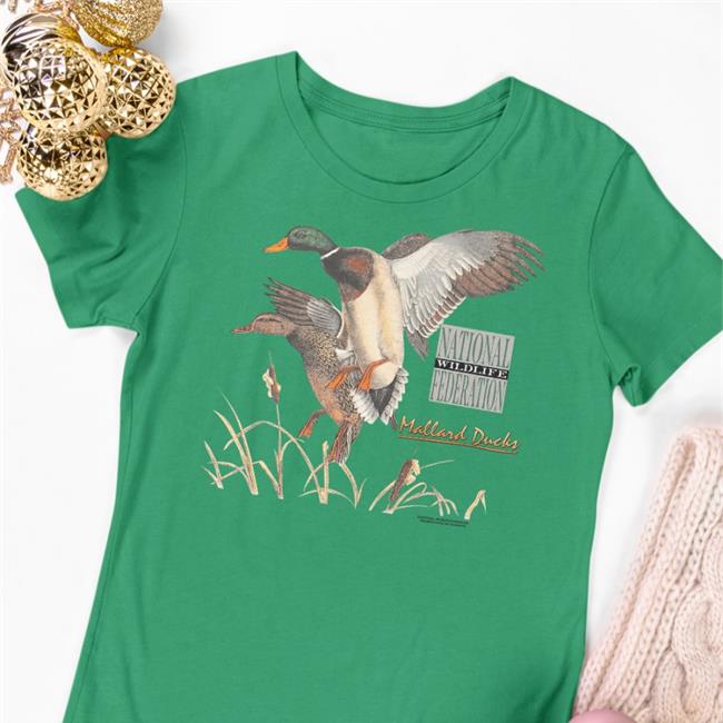 Ragstock Merch Coffee Lovers And Fans National Wildlife Federation Mallard Ducks Shirt