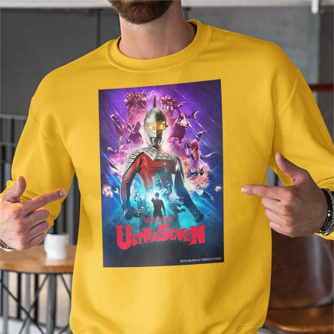 Ultraman Global Ultraman Ultraseven Sweatshirt Ultraseven’S 55Th Anniversary
