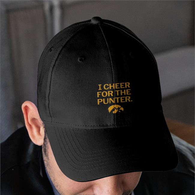 Iowa Hawkeyes I Cheer For The Punter Twill Cap
