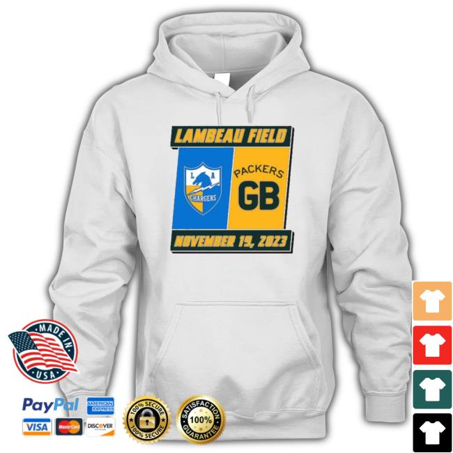 Trending Los Angeles Chargers Vs Green Bay Packers Lambeau Field November 19, 2023 Shirts