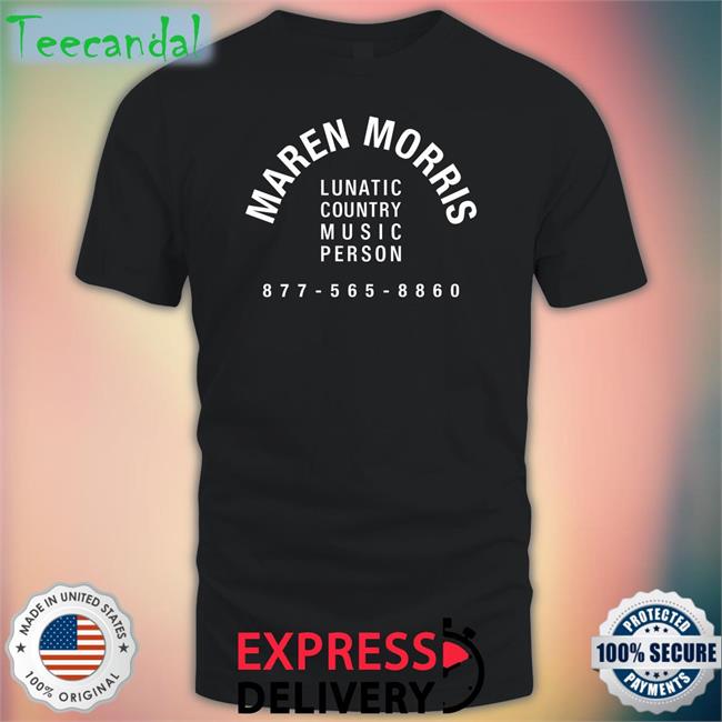 Rep. Ghoulia Johnson Maren Morris Lunatic Country Music Person Long Sleeve Tee Votegloriaj