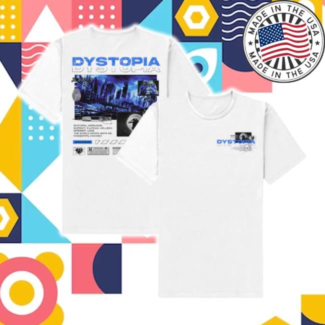 Official Dystopia White T-Shirt Ivoxygen Shop