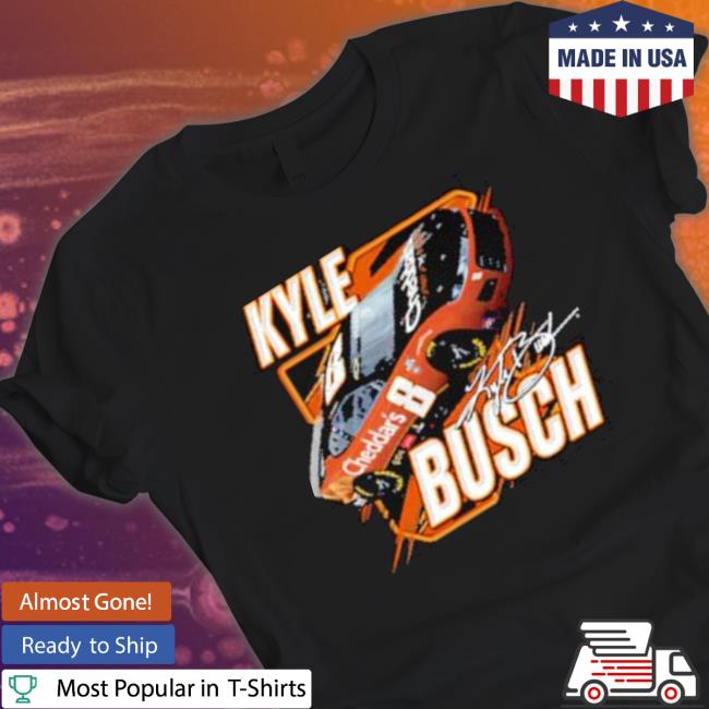 Kyle Busch Cheddar’S Car Hooded Sweatshirt