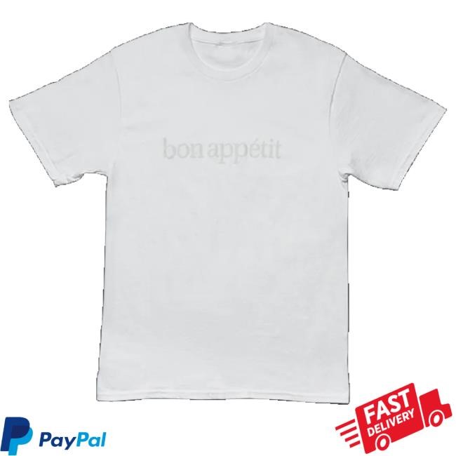 Official Bon Appétit Merch The Ba Unisex Sweatshirt In White
