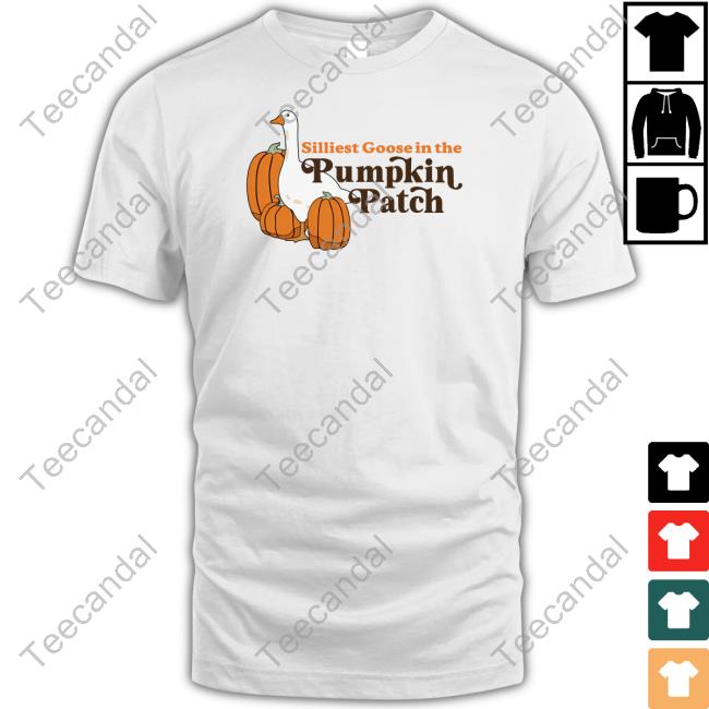 Middleclassfancy Store Silliest Goose At The Pumpkin Patch Hooded Sweatshirt