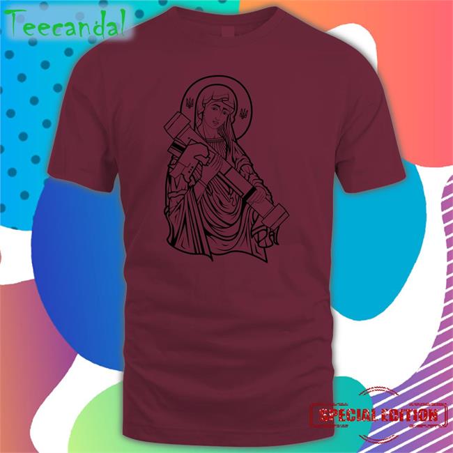 Saint Javelin Store Made In Ukraine Army Green Saint Javelin Outline Shirt