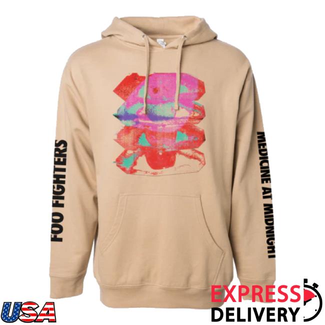 Original Foo Fighters Merch Store Foo Fighters Official Store Stacked Eye Pullover Hoodie Sweatshirt Foofighters Shop