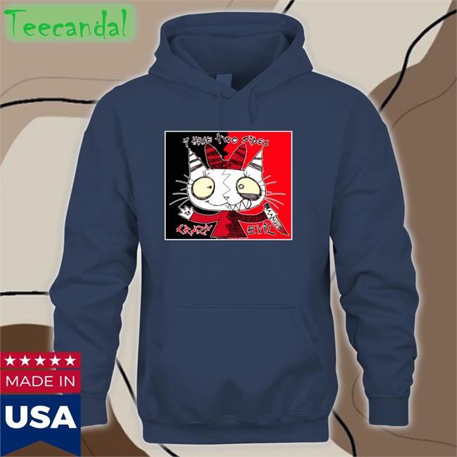 Satuwn I Have Two Sides Crazy Evil Tees Sweetypuss