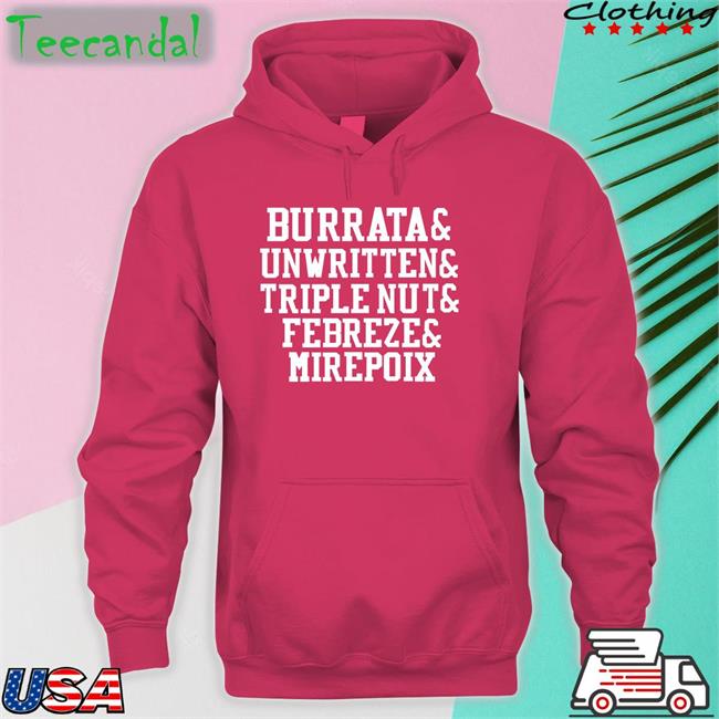 Barstoolchief Burrata Unwritten Triple Nut Febreze Mirepoix Tee Chief