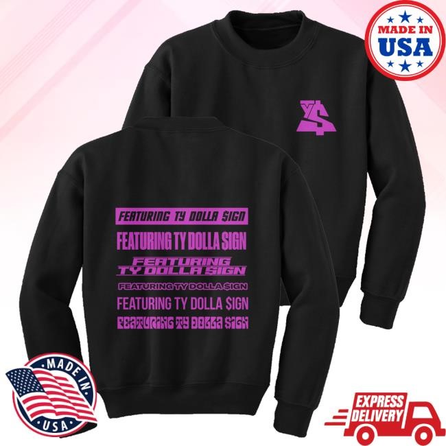 Trending Dollasignworld Merch Featuring Ty Dolla $Ign Crewneck Sweatshirt