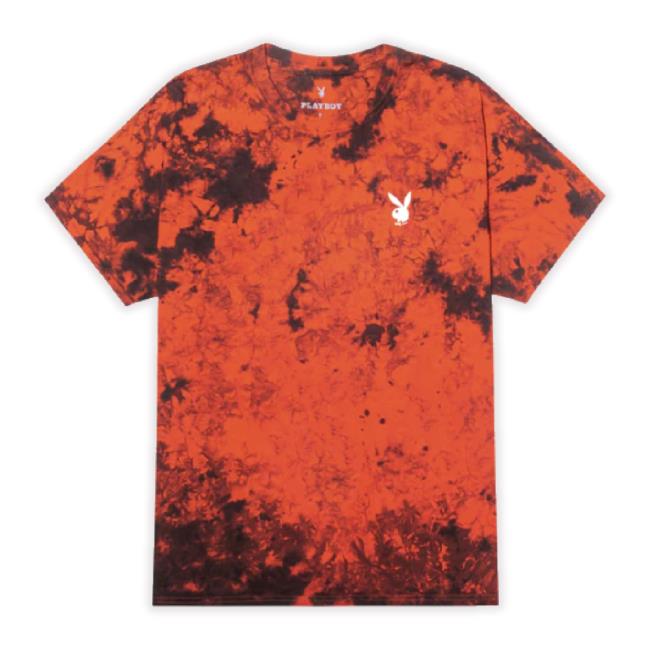 Trending Repeating Masthead Tie Dye Sweaters Orange Black