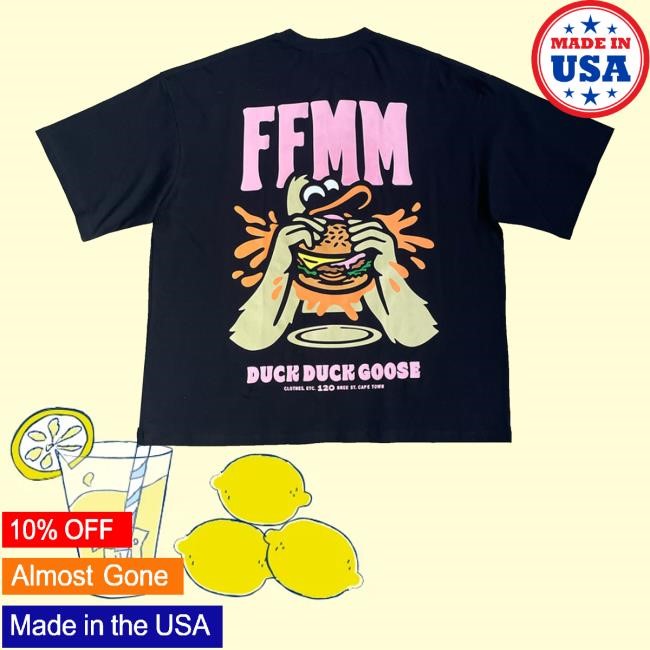Duck Duck Goose Store Duck Duck Goose X Frankie’S Burgers T-Shirt, Hoodie, Tank Top, Sweater And Long Sleeve T-Shirt