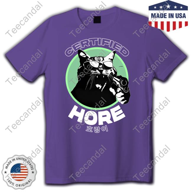 Nickjmartineau Merch Certified Hore Long Sleeve T Shirt