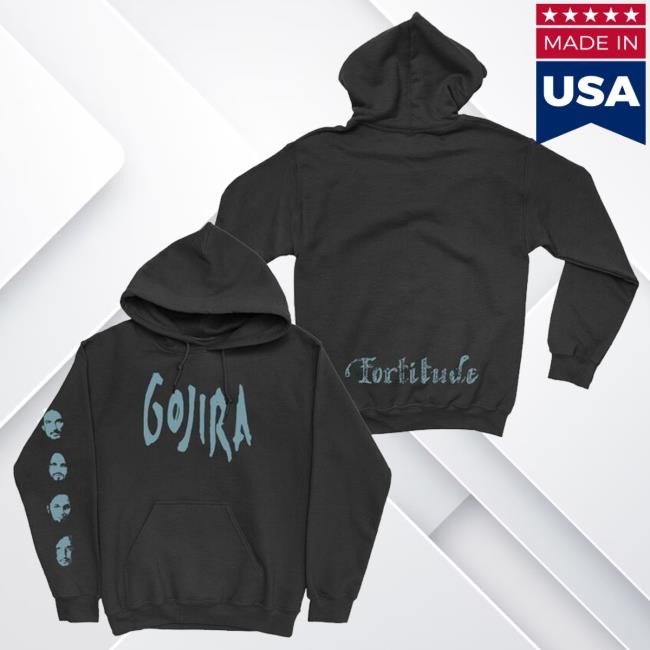 Official Roadrunner Records Merch Fortitude Faces Crewneck Sweatshirt