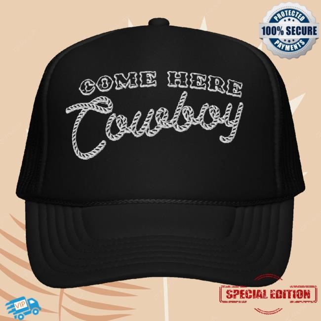 Trending Bunnie Xo Merch Come Here Cowboy New Cap