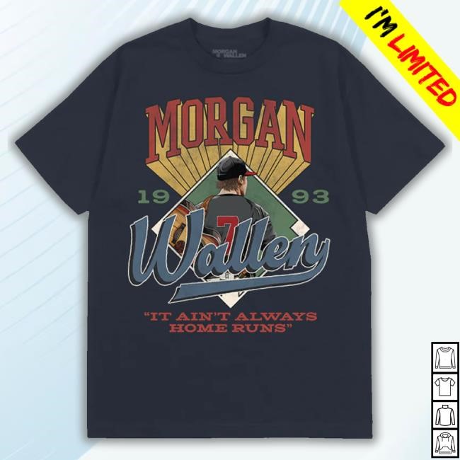 Morgan Wallen Official Store It Ain't Always Home Runs Hoodie Sweatshirt