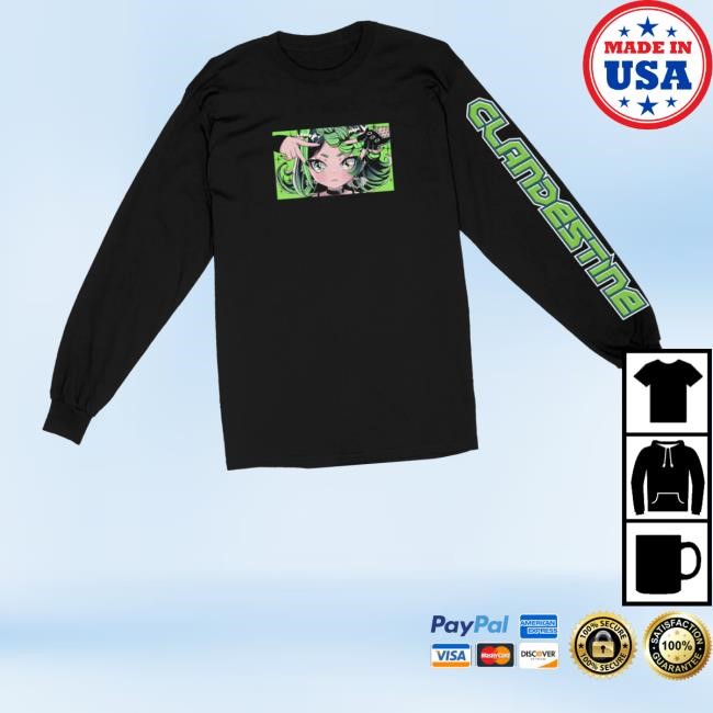 Clandestine Industries Green Anime Tee