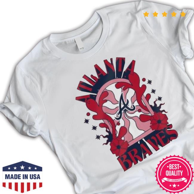 Trending Atlanta Braves New Era Oversized Ringer Hoodie Sweatshirt
