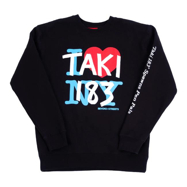 Trending Beyond The Streets Merch Store Beyond The Streets Taki " I Heart Taki 183 Ny" Sweaters Beyondthestreets Shop