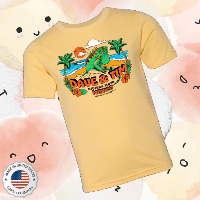 Trending Dave & Tim Riviera Maya Merch Youth Iguana Sweatshirt