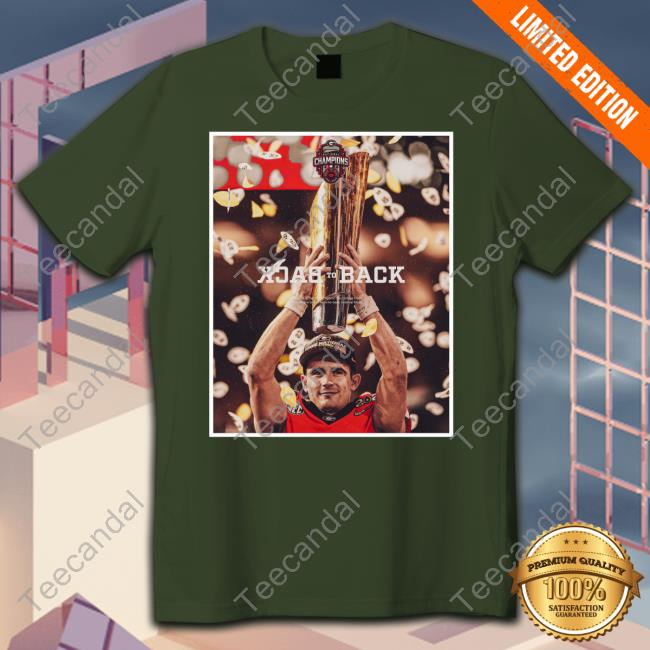 Georgia Football National Champions Back To Back Tee Shirt