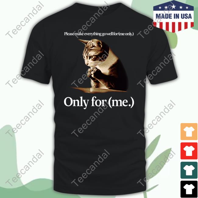 Please Make Everything Go Well For Me Only Only For Me T Shirt