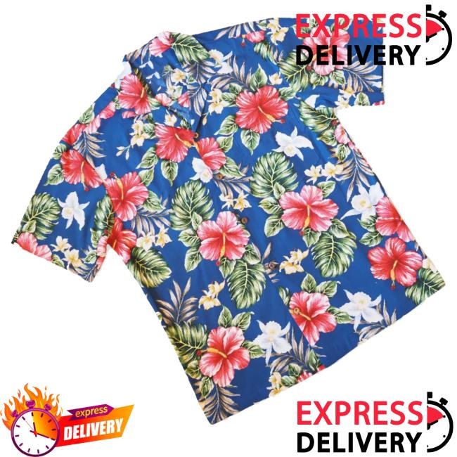 Official Lavahut Merch Ke'e Blue Hawaiian Cotton Sweatshirt