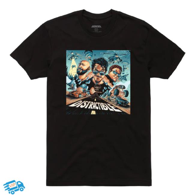 Original Distractible Merch Store Distractible Hoodie Blk Distractible Store