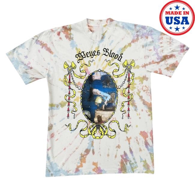 Weyes Blood Merch Titanic Rising Victorian Tie-Dye Sweatshirt