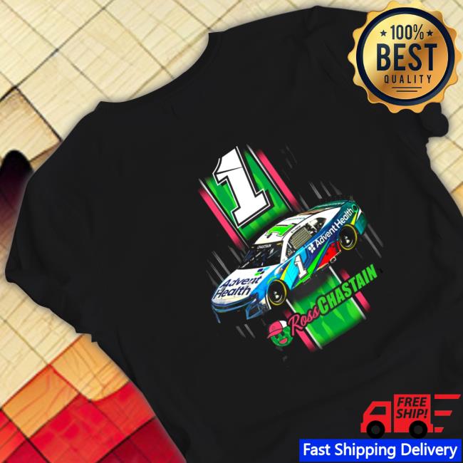 Official Ross Chastain Watermelon Stripe Tee Official Ross Chastain Watermelon Stripe Hoodie