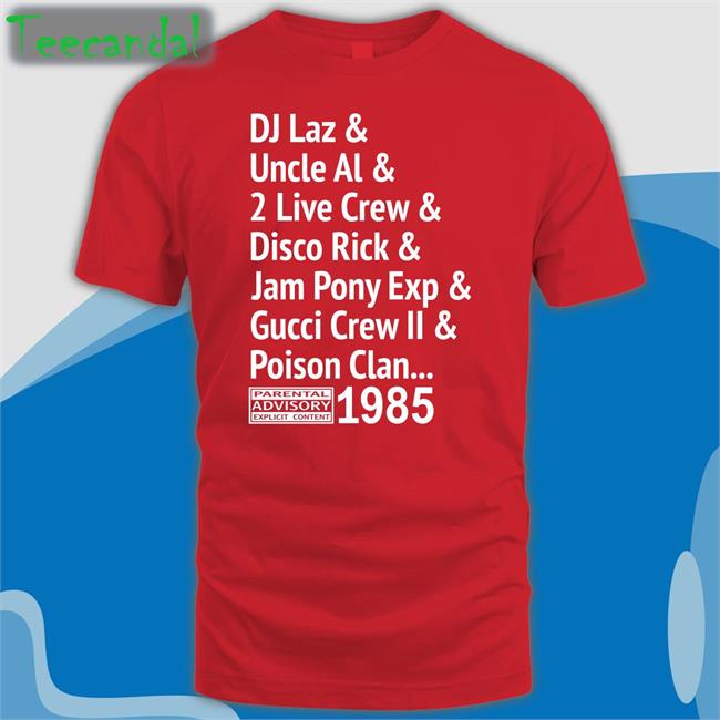 Di Laz Uncle Al 2 Live Crew Disco Rick Jam Pony Exp Gucci Crew Ii Poison Clan Sweatshirt