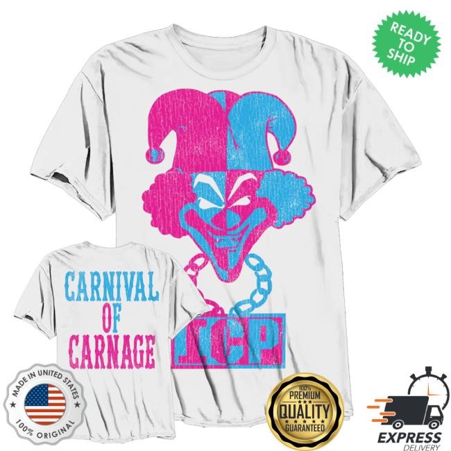 Insane Clown Posse Merch Shop Store Official Carnival Of Carnage Vintage Hoodie Sweatshirt