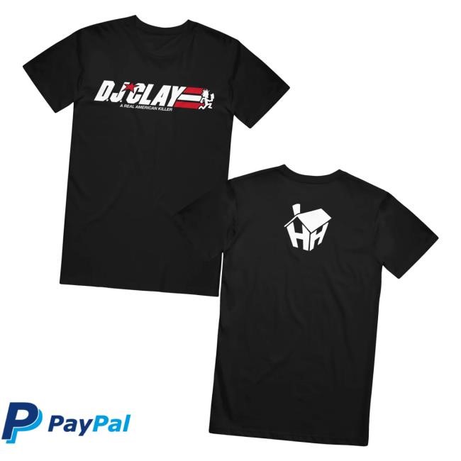 Icp Merch Dj Clay A Real American Killer Black Sweater
