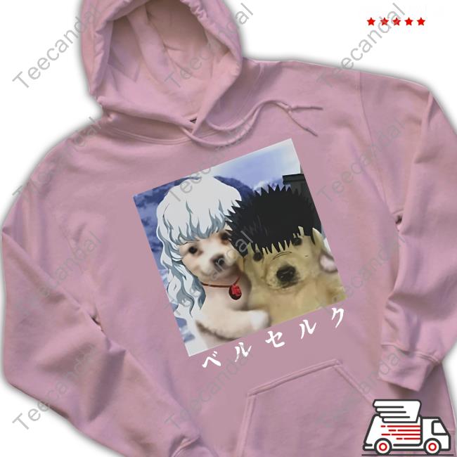 Berwyn Choobs Guts And Griffith As Dogs Meme Long Sleeve Tee Shirt