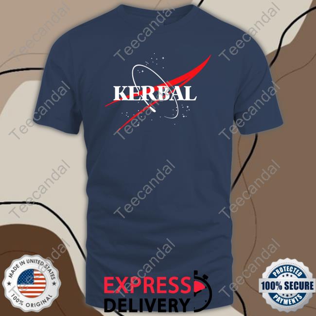 Mark Rober Wearing Ksp Kerbal Space T Shirt