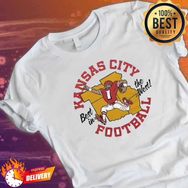 Best In The West Kansas City Football T-shirt Best In The West Kansas City Football T-Shirt
