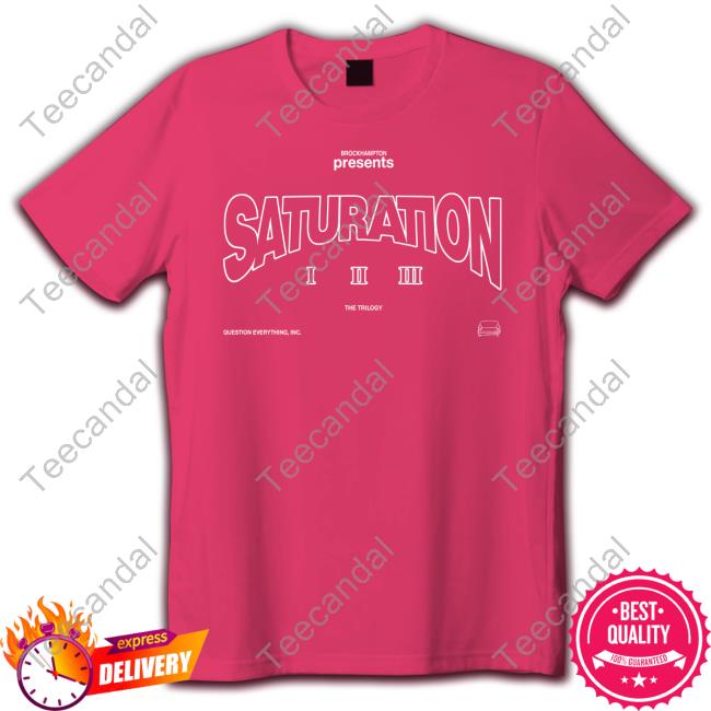 Brockhampton Saturation Trilogy T Shirt Brockhampton Saturation Trilogy Tee Shirt