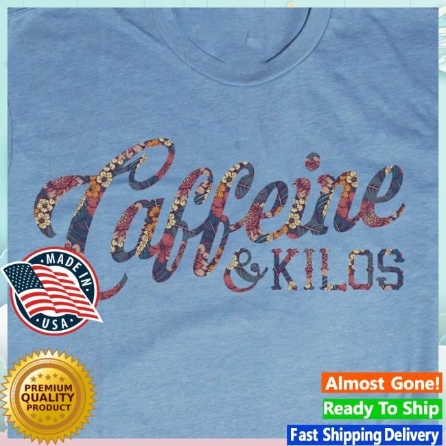 Caffeine And Kilos Inc Merch Floral Script Zip Up Hoodie